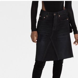 New Balenciaga Rip-Detailed Denim Skirt!$1590